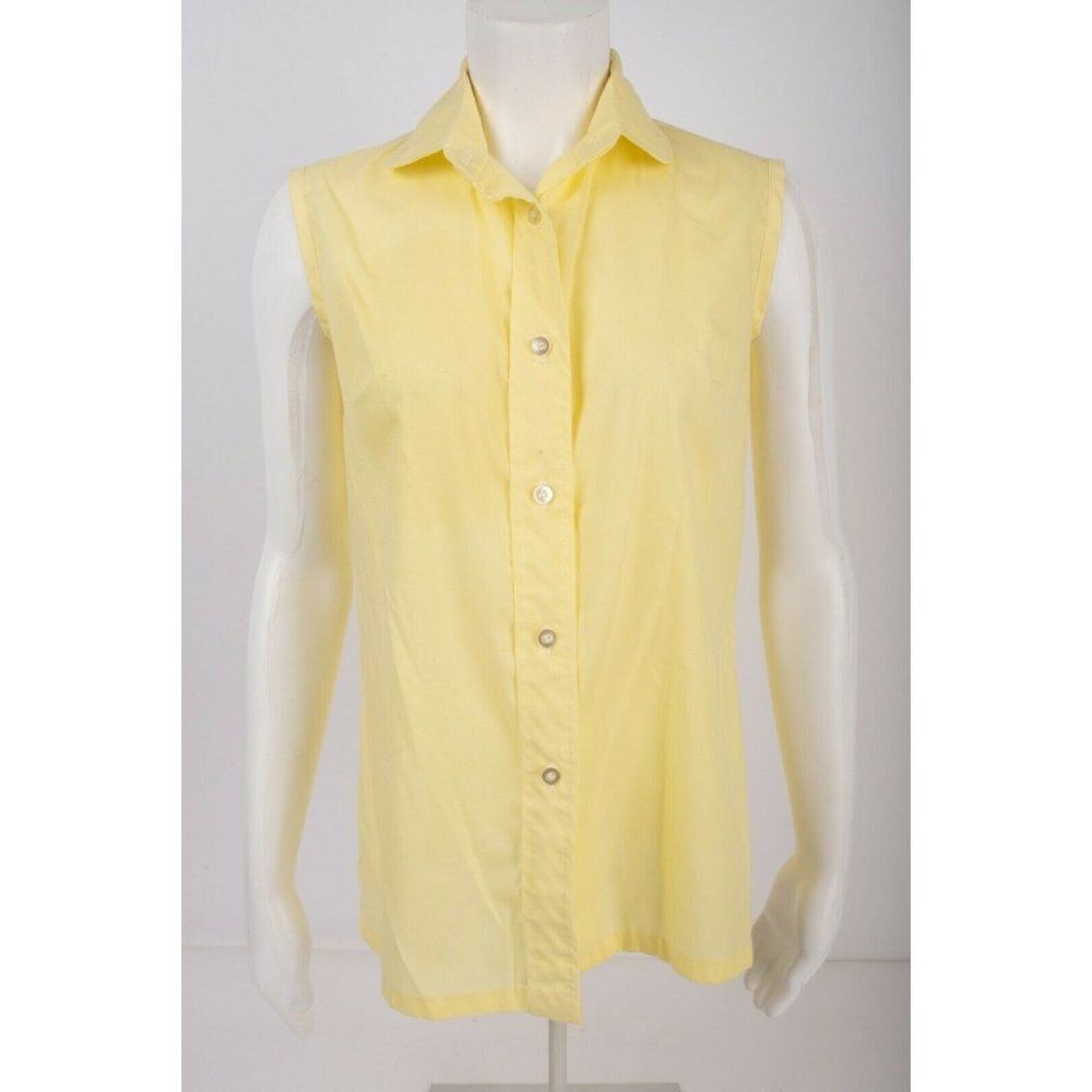 1980s Miss Fashionality Womens Size 13-14 Yellow